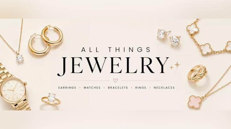 All Things Jewelry — earrings, watches, bracelets, rings and necklaces